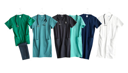 Medical Scrubs in Various Colors