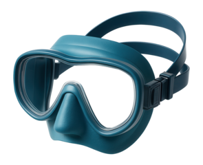 Snorkel mask with clear lens