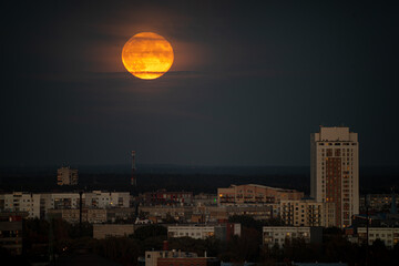 night view of the city