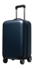Carry-on suitcase with two inline wheels and retractable handle