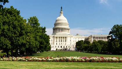 Capitol Building surrounded by parkland