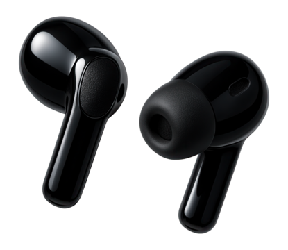 Wireless earbuds with active noise cancellation and transparency mode
