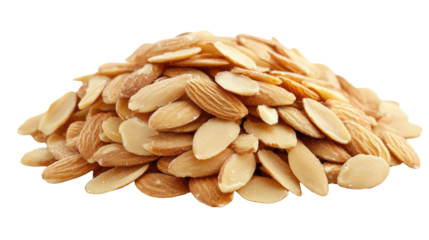 almond isolated on white background