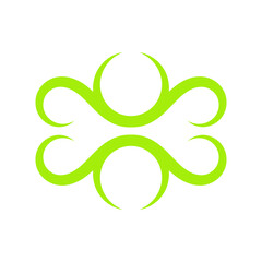 Abstract Shapes Bundle. PNG  PNG con forma abstracta verde. figura. forma. shape.