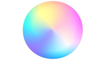 Colorful abstract sphere gradient design