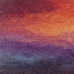 Naklejka premium Textured abstract, gradient of warm and cool tones red, orange, purple, blue
