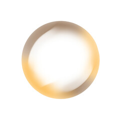 Brown Gold Circle Frame Gradient Overlay with Soft Blur Border
