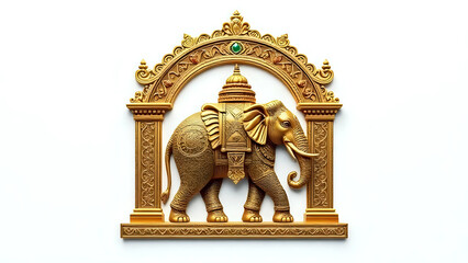 Elephant statue wall decor 