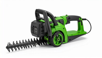 Fototapeta premium Chain Saw with White Background