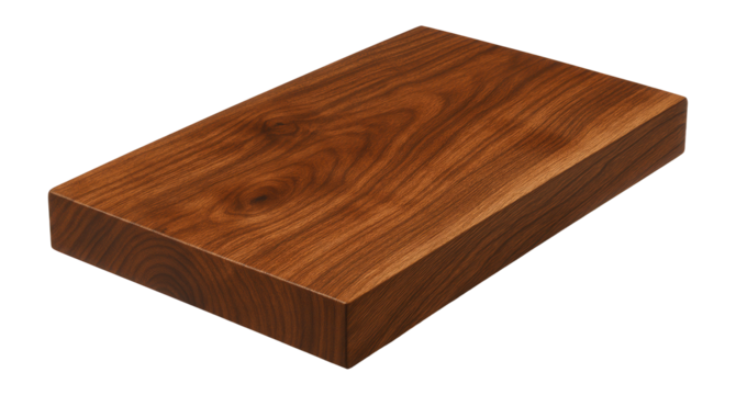 Large rectangular wooden slab with a natural surface and visible grain