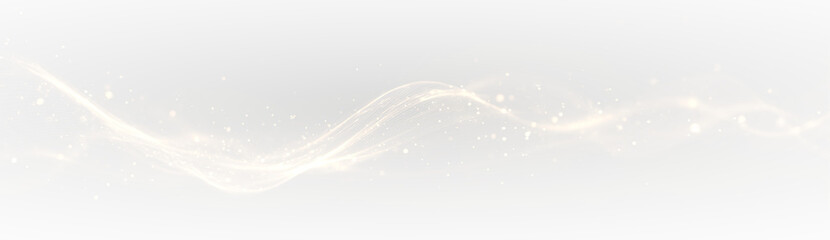 Light spark particles in wave of gold dust with glowing texture, elegant luxury pattern bright...