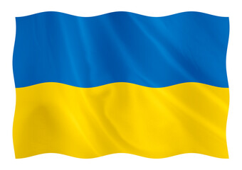 Digital composite. Ukraine flag. 24th August is Ukrainian Independence Day. symbol, country, nation, national, День Незалежності України