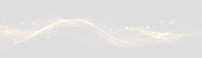 Gold shine wave spark light dust particles background black design texture glow bright elegant luxury magic celebration holiday flickering beam radiant sparkling overlay with luminous golden light.
