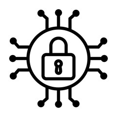 Cyber Security Icon