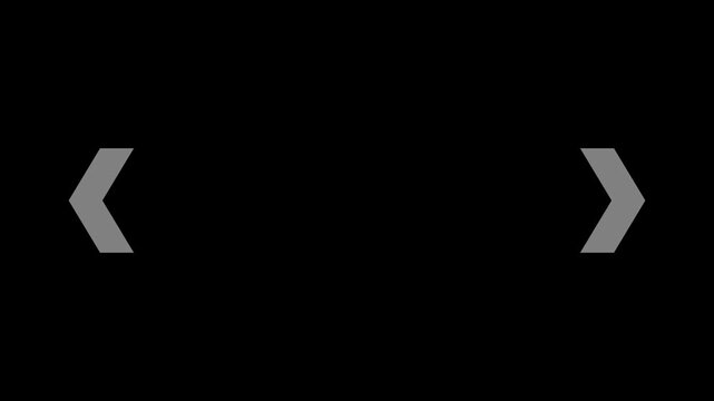 Icon arrows to the left and right animation of movement. Direction of arrows symbol.