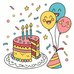 happy birthday cake