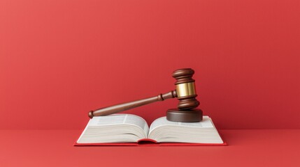 legal gavel and books