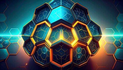 Abstract geometric sphere