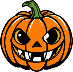 halloween pumpkin head