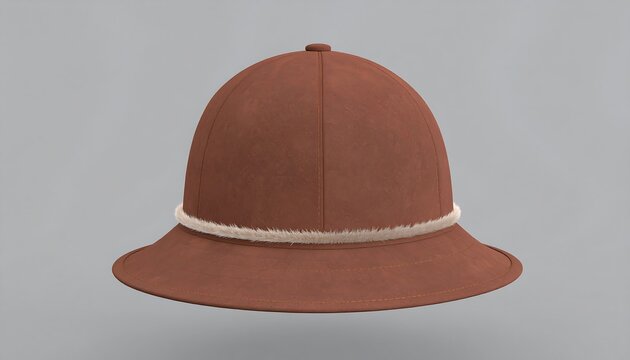 Brown Pith Helmet Render