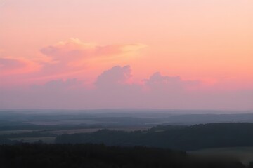 sunrise over the mountains