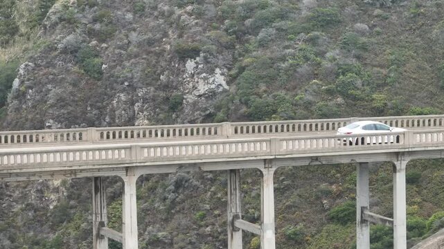 Big Sur California Bridge Aerial