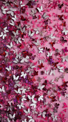 Obraz premium Fluid art meets butterfly wonderland