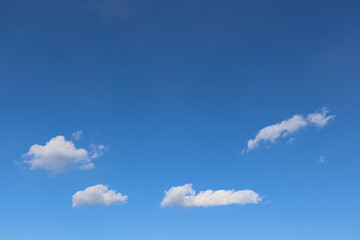 Clouds come in various shapes.