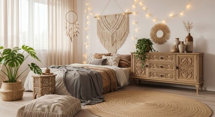 Luxurious yet Simple Ceiling Design for Bedroom featuring a stunning floating panel with warm, indirect ambient lighting