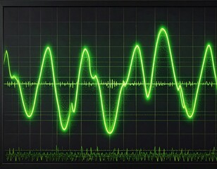 Electronic Sound Wave Visualization
