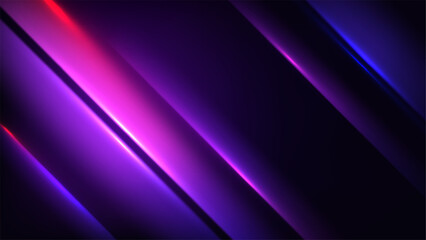 neon abstract background with glowing diagonal lines in vibrant purple pink and blue futuristic gradient digital art for modern technology and cyber inspired design