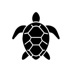 Obraz premium Sea turtle icon. Vector illustration isolated o white background