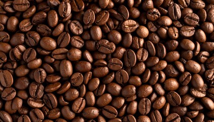 Roasted coffee beans background