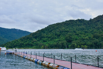 Fototapeta premium lake in the mountains