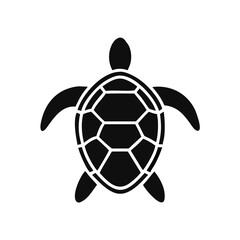 Obraz premium Sea turtle icon. Vector illustration isolated o white background