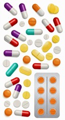 tablets and capsules, pills and capsules