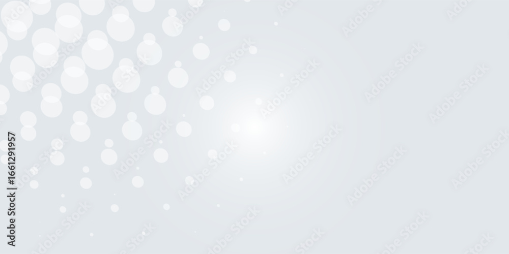 Wall mural abstract white background modern design dots simple pattern vector