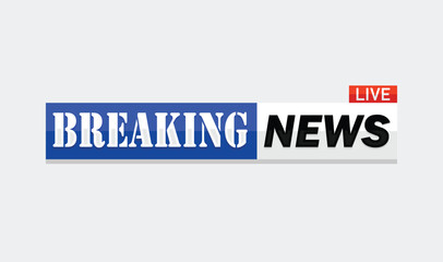 Breaking News Live Report Today. Breaking news modern concept background