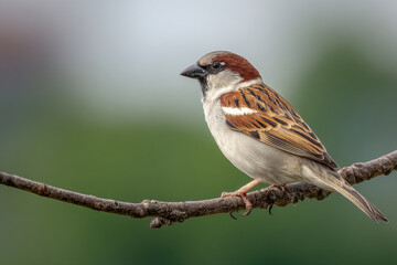 stunning portrait of rare bird species captured against clean minimalist background featuring soft bokeh