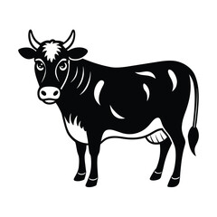 Cow Rolling Eyes Dramatically Funny Drawing