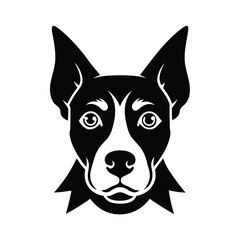 Dog With Crossed Eyes Funny Animal Art