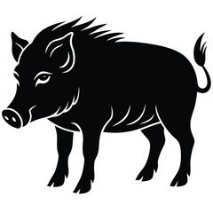 wild boar vector animal
