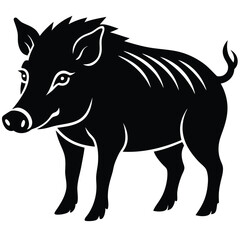 wild boar vector animal