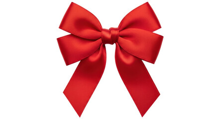Isolated Red Ribbon Bow