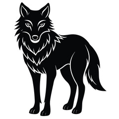 wolf vector animal and grific ai