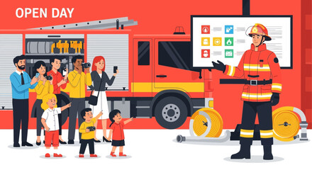 Fire Station Open Day: Community Engagement and Educational Outreach Event