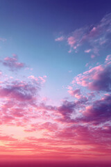 Fototapeta premium stunning display of sky color gradients featuring delicate shades of soft pink rich violet and bright blue