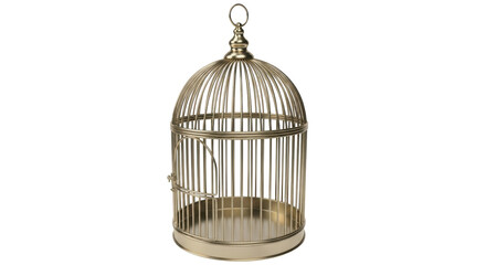 Isolated Bird Cage