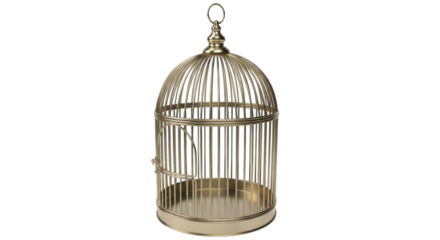 Isolated Bird Cage
