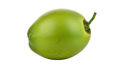 Isolated Young Coconut